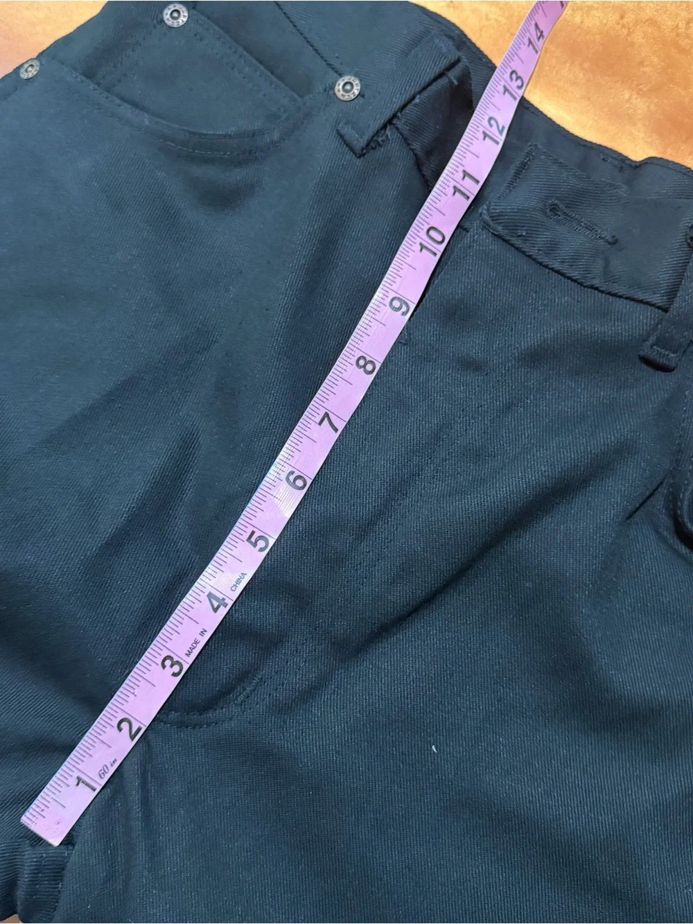 VTG Jantzen Super Stretch Jeans Black Straight Leg Deadstock NWT Size 31 USA